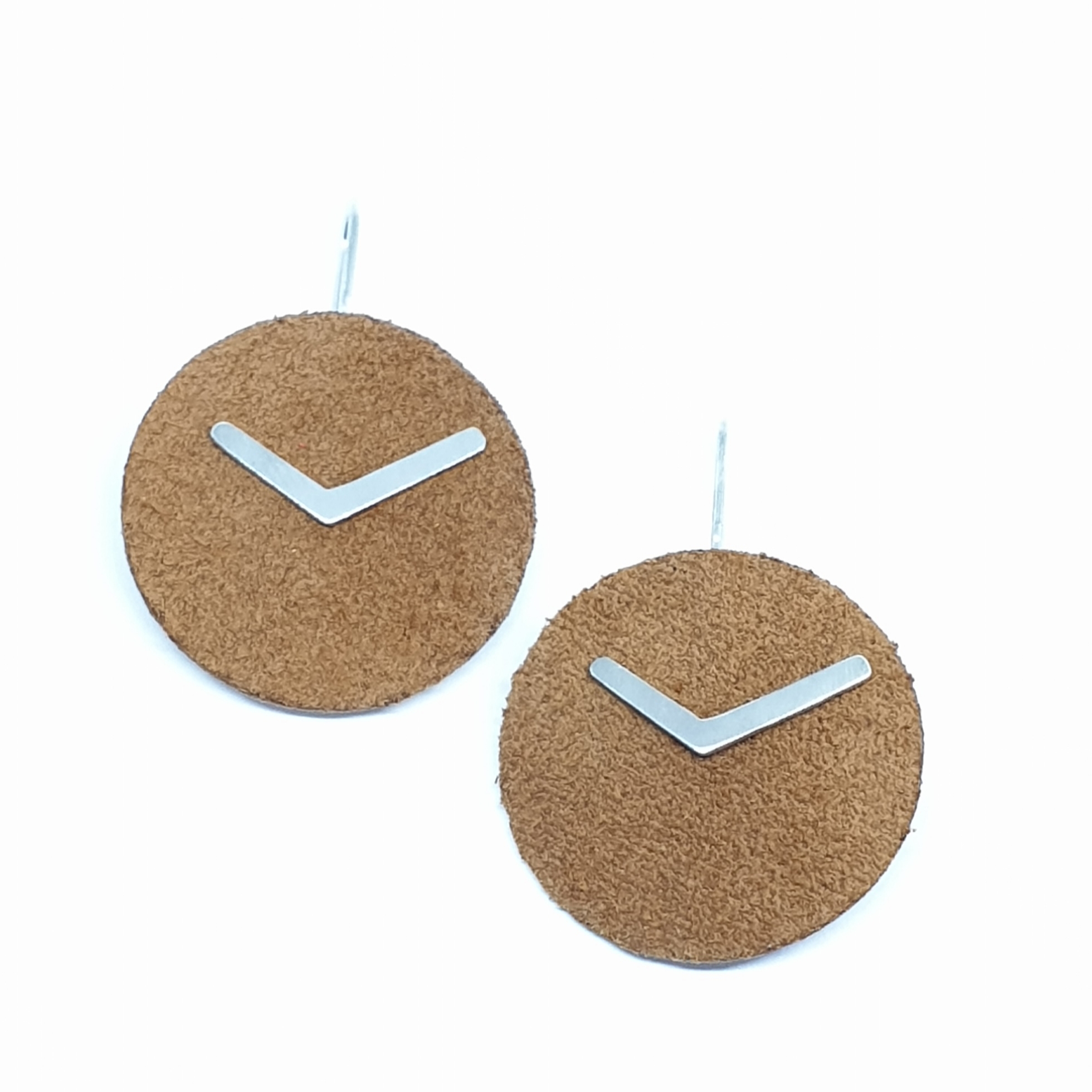 Brincos Time To – caramelo